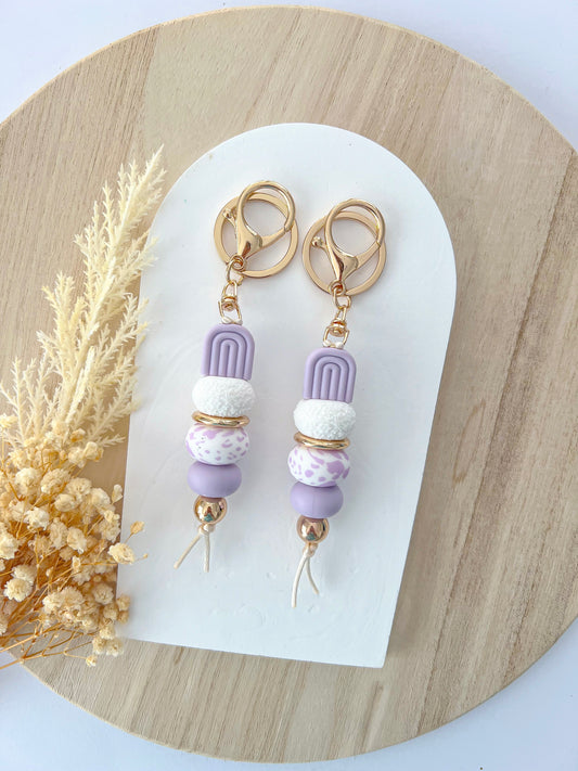 Arch Lilac Splash Keychain