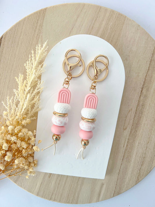 Arch Pink Splash Keychain