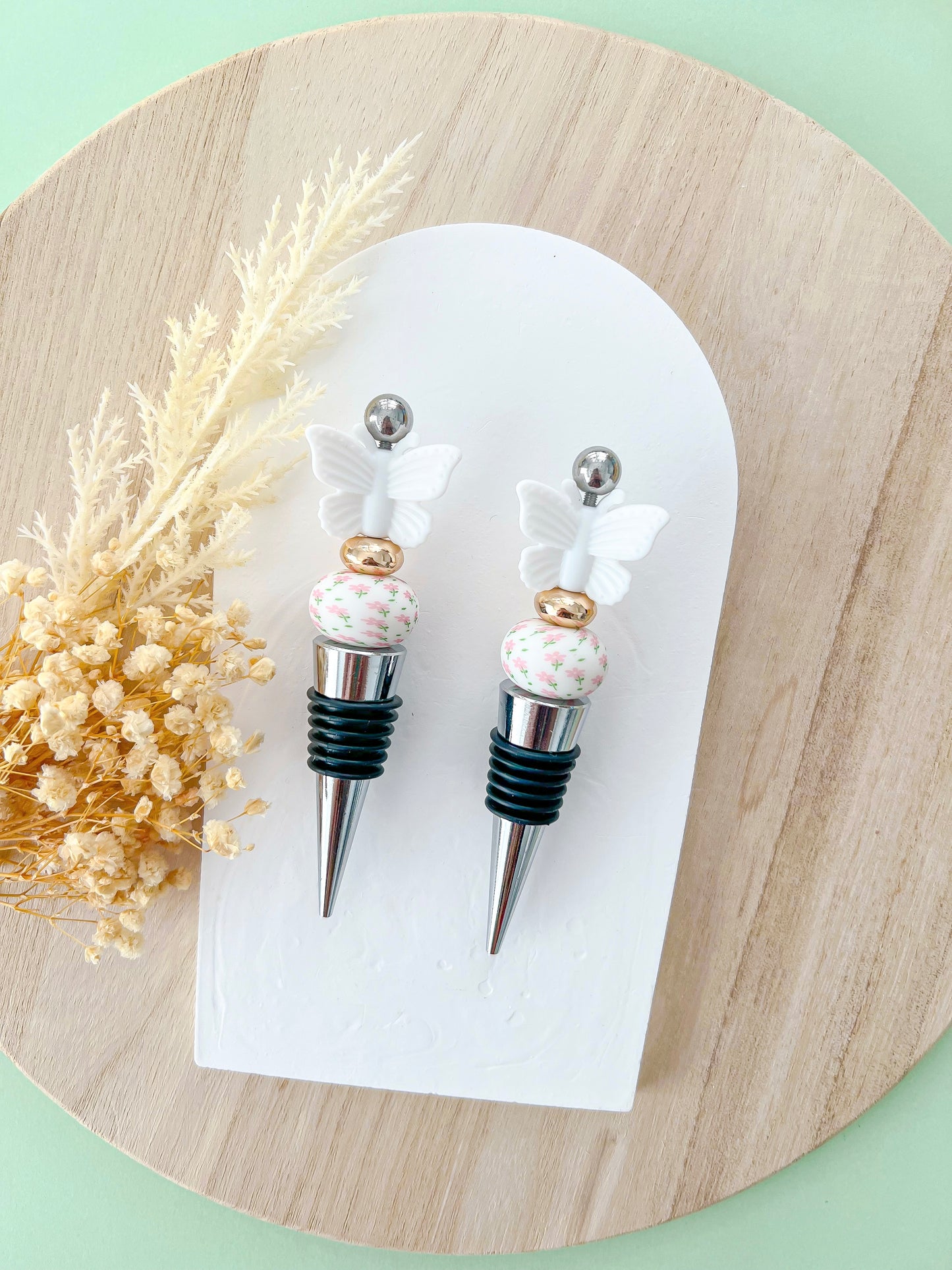 Butterfly Harmony Blossom Wine Stopper