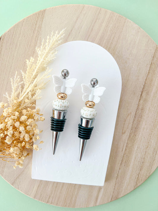 Butterfly Spring Daisy Wine Stopper