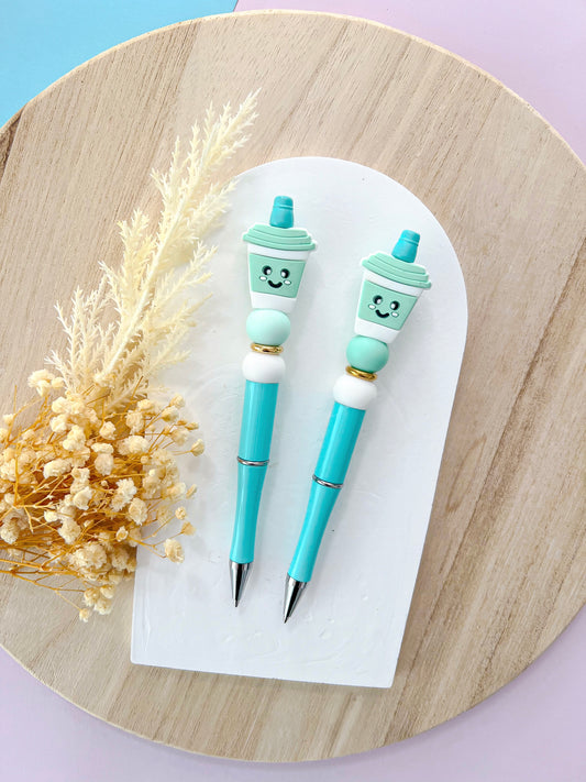 Coffee Cup Green Pen