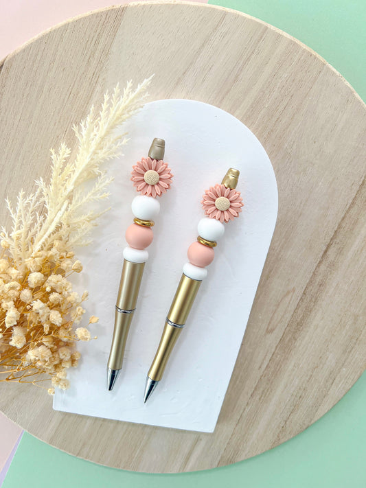 Daisy Peach Pen
