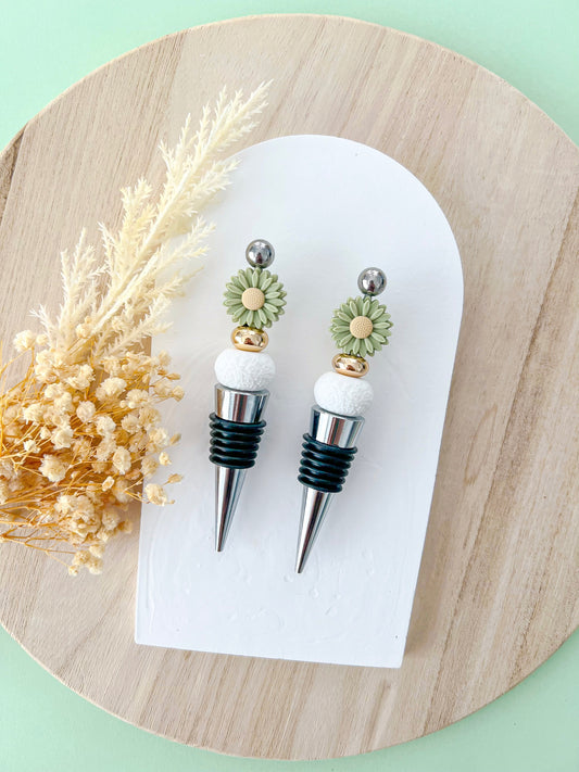 Daisy Sage Wine Stopper
