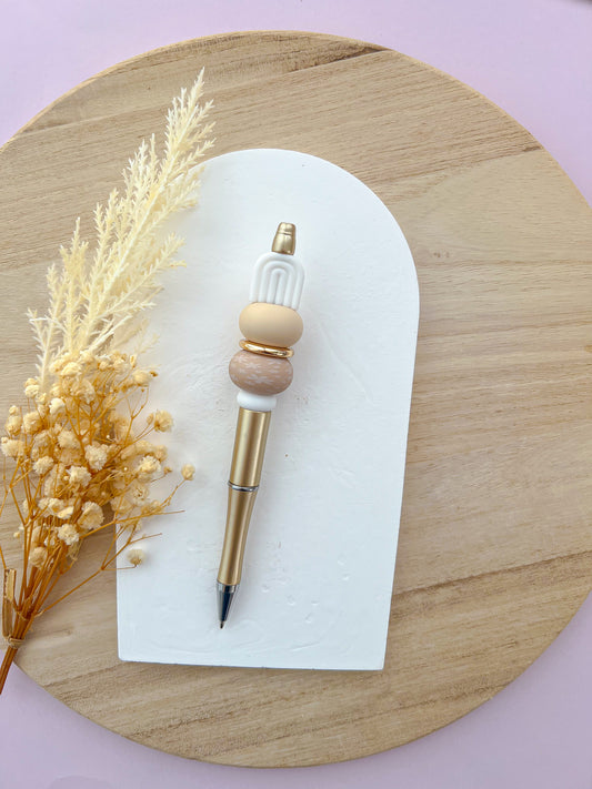 Luxe Arch White Garden Pen