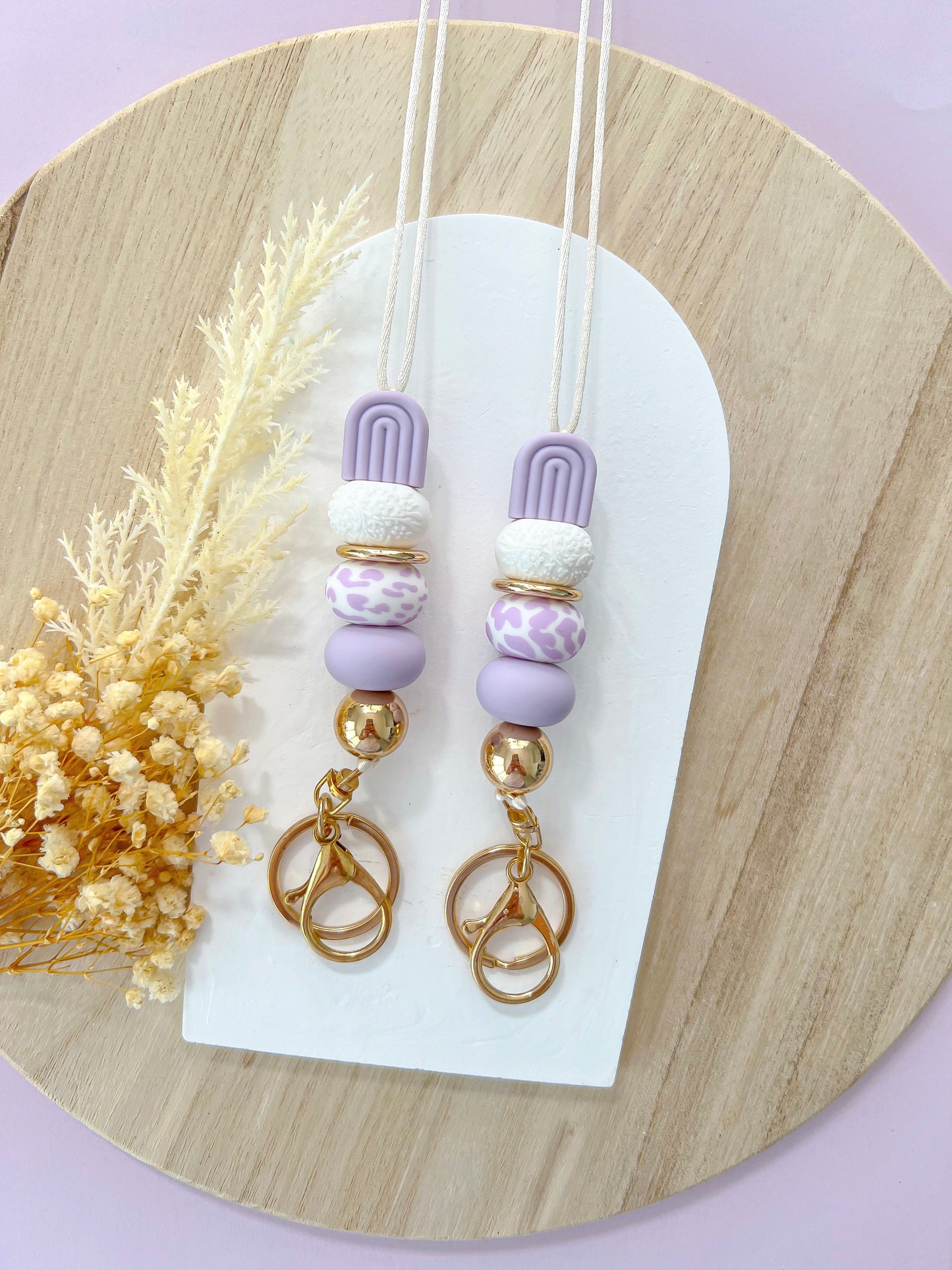 Arch Lilac Splash Lanyard