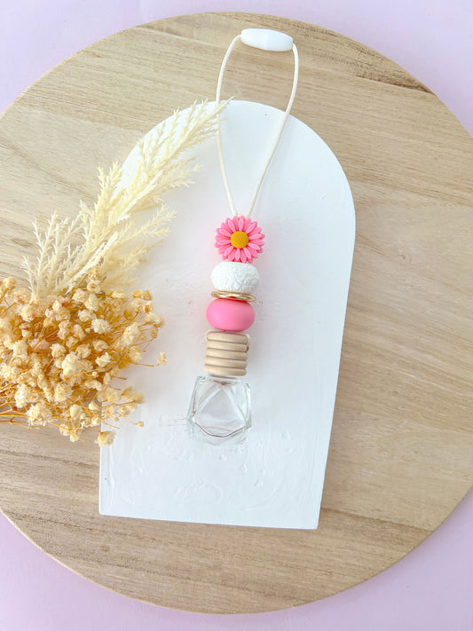 Daisy Hot Pink Glass Diffuser