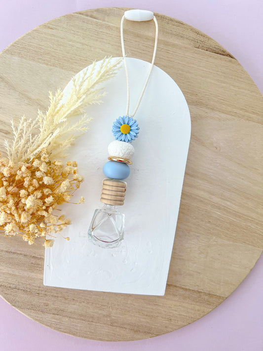Daisy Blue Glass Diffuser