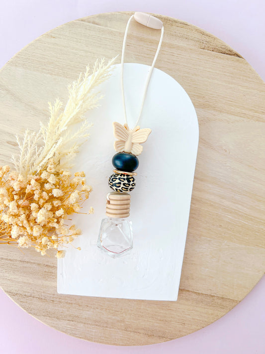 Butterfly Beige Leopard Glass Diffuser