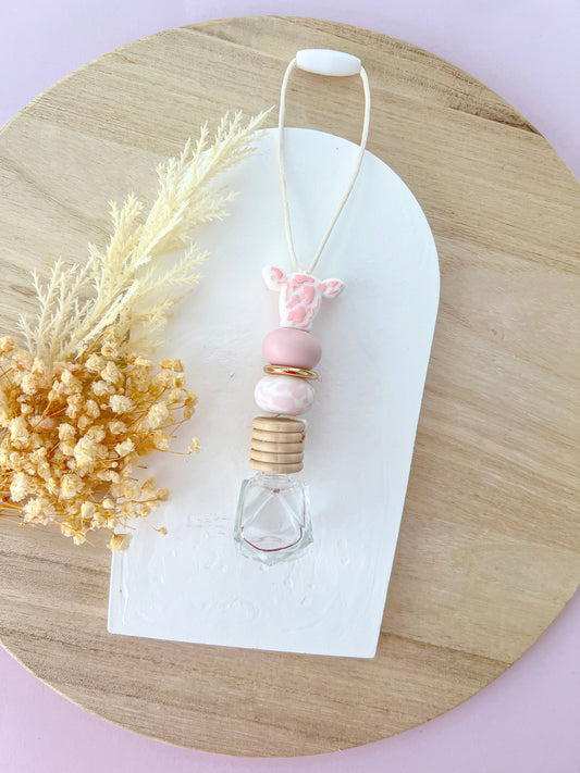 Western Cow Pink Glass Diffuser