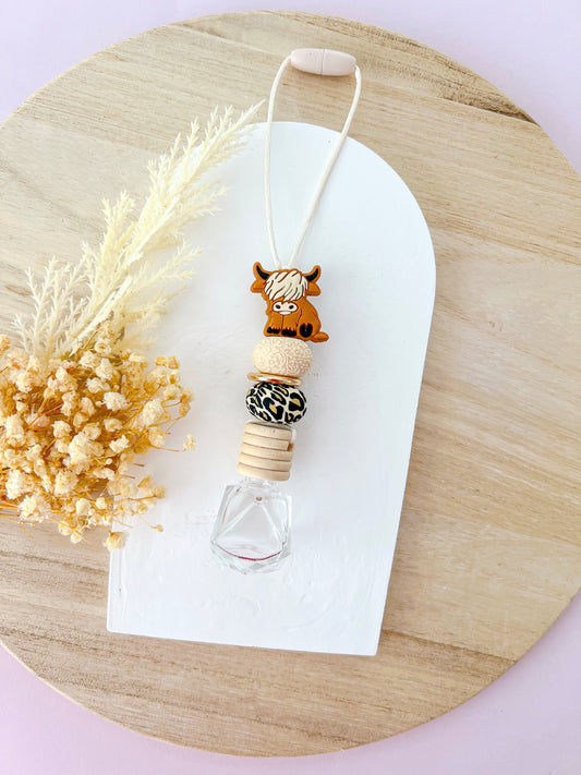 Highland Cow (Cinnamon) Glass Diffuser