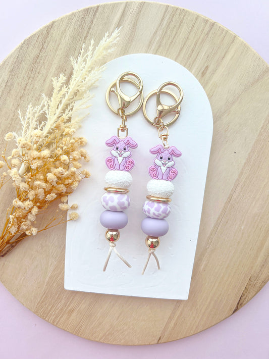 Lilac Bunny Keychain