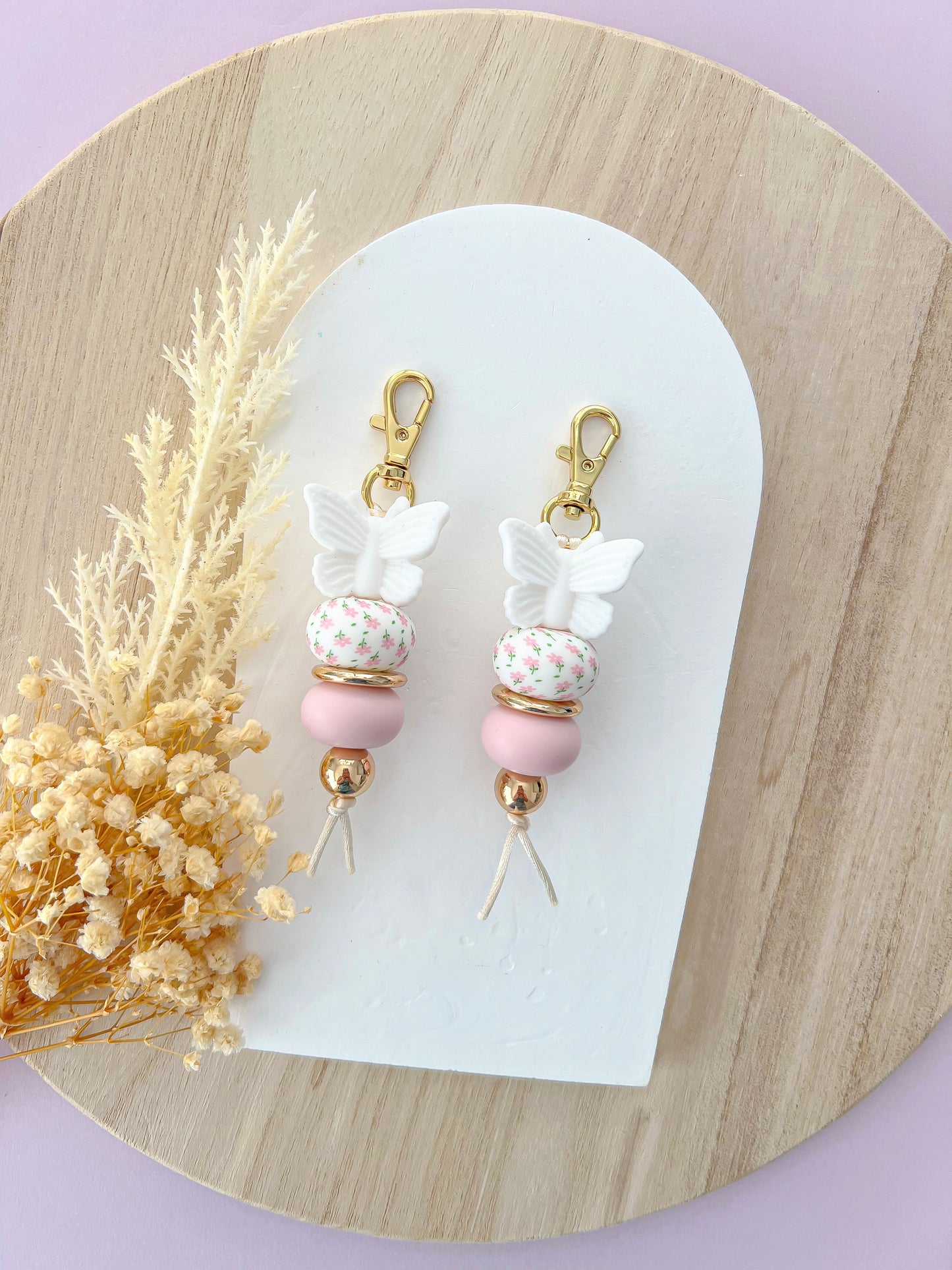 Mini Butterfly Harmony Blossom Keychain