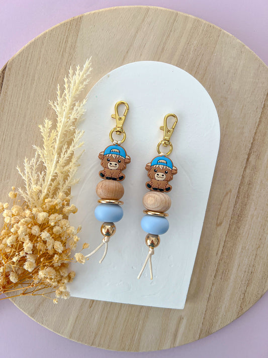 Mini Highland Cow (Billie) Keychain
