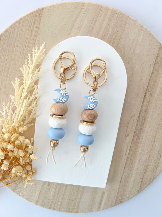 Moon Blue Keychain