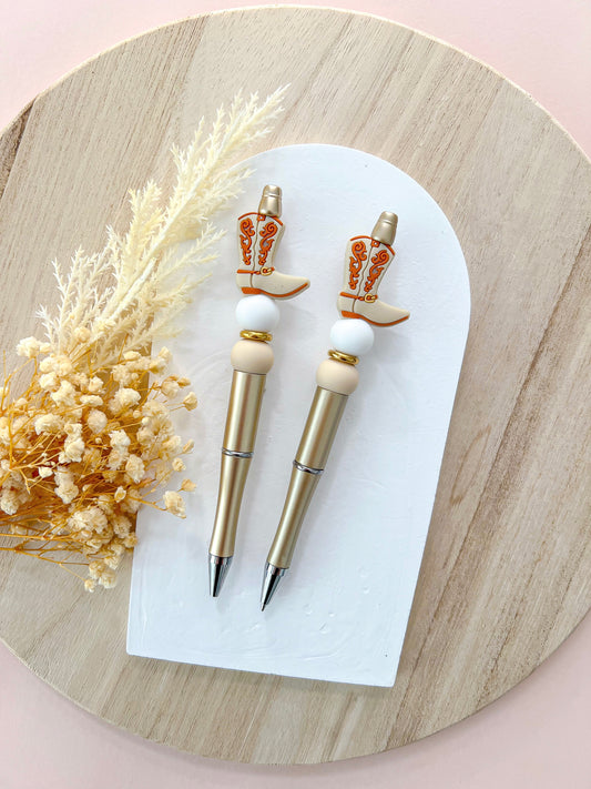 Western Boot Beige Pen