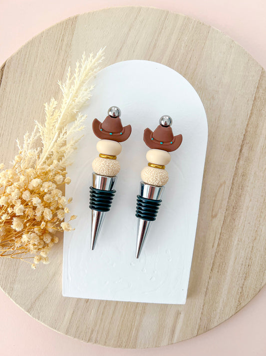 Western Cowboy Hat Wine Stopper