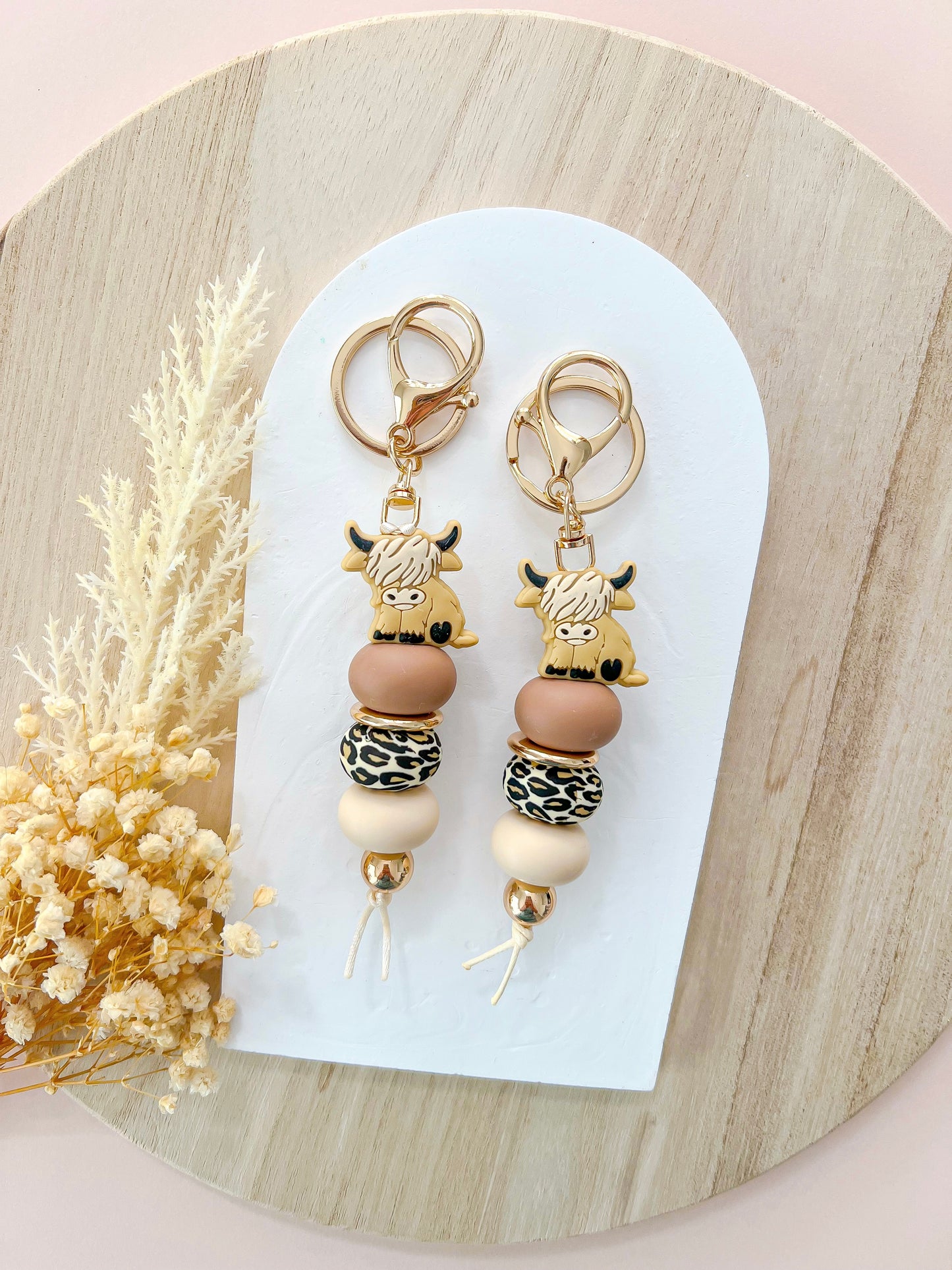 Highland Cow (Buttercup) Keychain