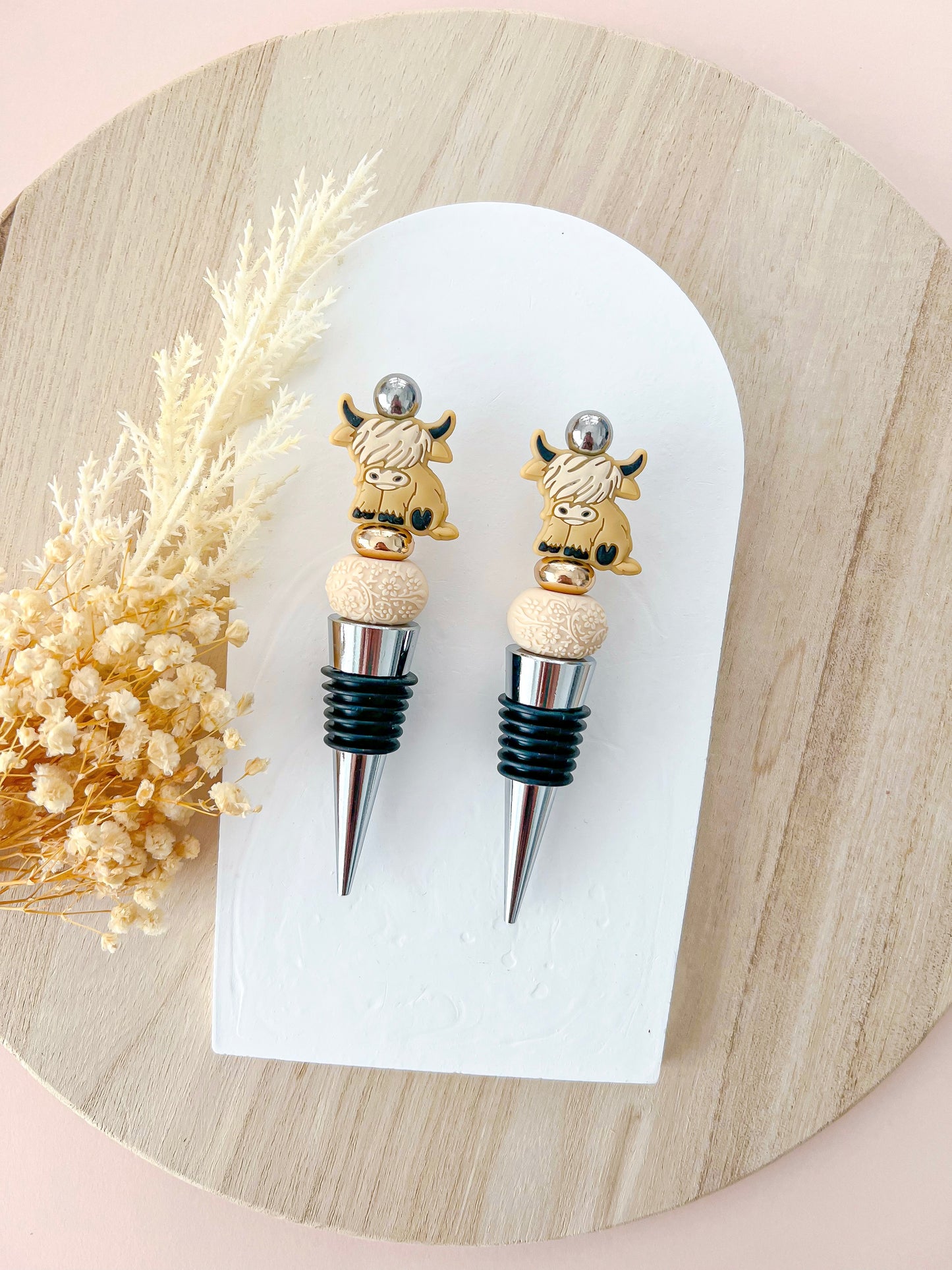 Highland Cow (Buttercup) Wine Stopper