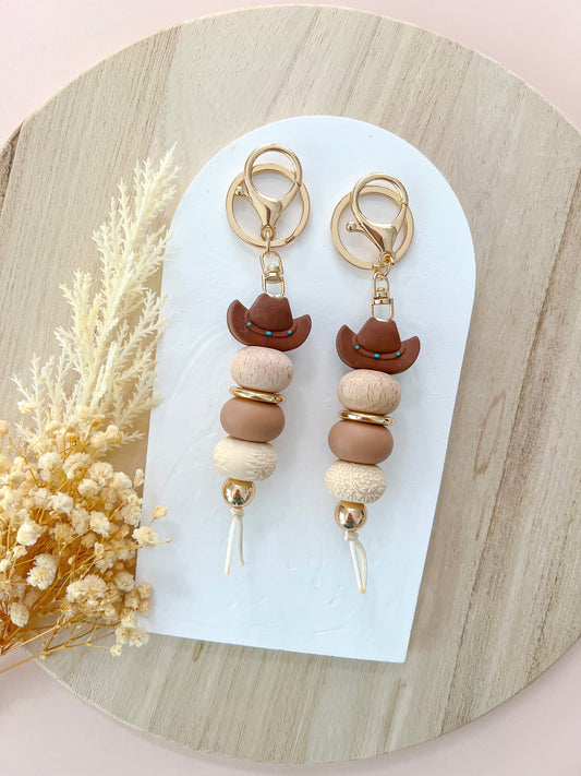 Western Cowboy Hat Keychain